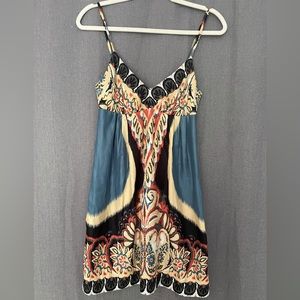 Silky tribal pattern dress